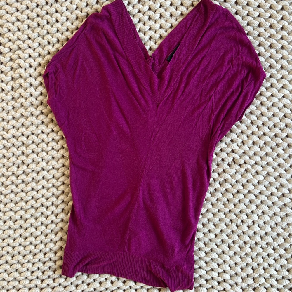 Mossimo women’s large knit top magenta